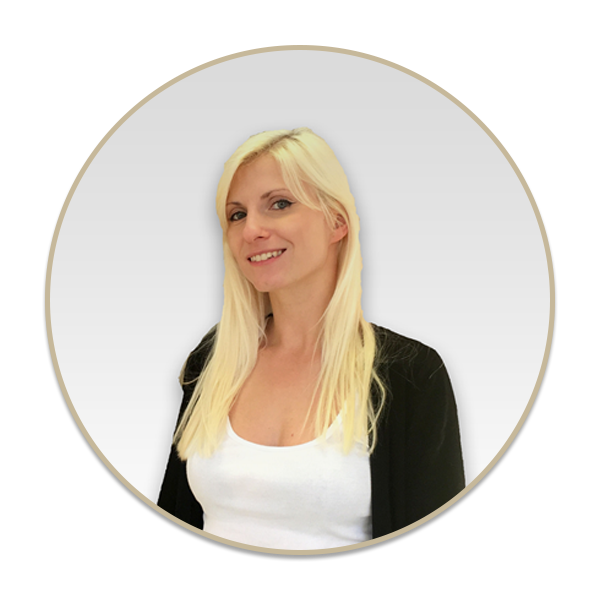 a woman smiling for the camera